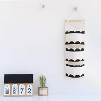Monochrome Hanging 3 Pocket Storage