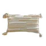 Bodi Neutral Tufted Tassel Cushion Cover