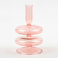 Retro Glass Candle Holder