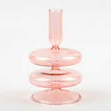 Retro Glass Candle Holder