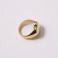 Tarnish Free Heart Signet Ring