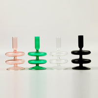 Retro Glass Candle Holder