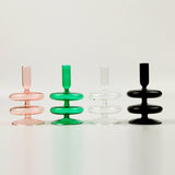 Retro Glass Candle Holder