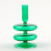 Retro Glass Candle Holder