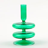 Retro Glass Candle Holder
