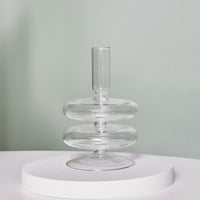 Retro Glass Candle Holder
