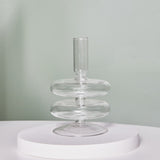 Retro Glass Candle Holder