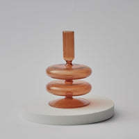 Retro Glass Candle Holder