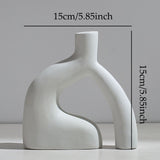 Purity Sculptural Ceramic Vase