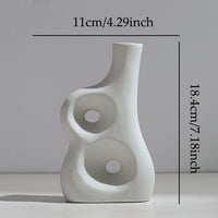Purity Sculptural Ceramic Vase