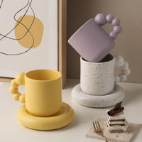 Bubble Handle Cup & Saucer