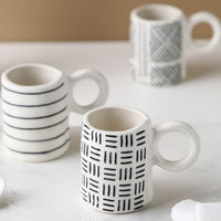 Nordic Hand Painted Expresso Cups