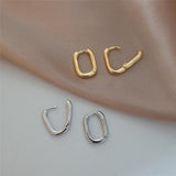 Mini Oval Hinged Hoops