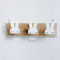 Nordic Decorative Wooden Hook Plaque