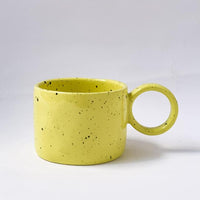 Candy Speckled Round Handle Cup