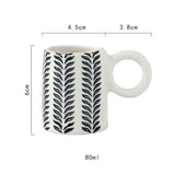 Nordic Hand Painted Expresso Cups