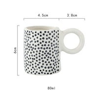 Nordic Hand Painted Expresso Cups