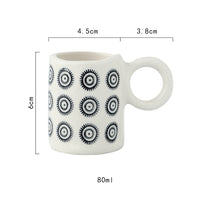 Nordic Hand Painted Expresso Cups