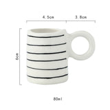 Nordic Hand Painted Expresso Cups