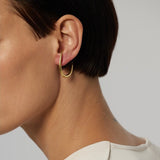 Tarnish Free Extended Large Hoop