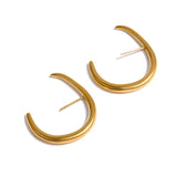 Tarnish Free Extended Large Hoop