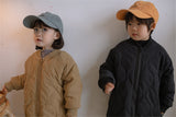 Quilted Mid Length Coat