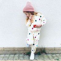 Balloon Print Sweatshirt Set