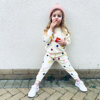 Balloon Print Sweatshirt Set