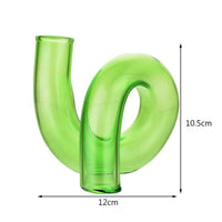 Retro Twist Glass Candle Holder