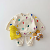 Balloon Print Sweatshirt Set