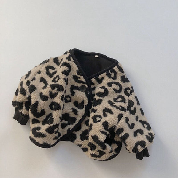 Leopard Fleece Jacket