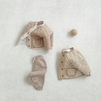 Stripe Quilted Baby Jacket