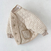 Stripe Quilted Baby Jacket