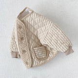 Stripe Quilted Baby Jacket