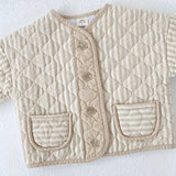Stripe Quilted Baby Jacket