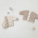 Stripe Quilted Baby Jacket