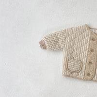 Stripe Quilted Baby Jacket