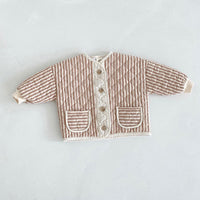 Stripe Quilted Baby Jacket