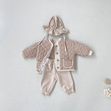 Stripe Quilted Baby Jacket