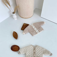 Stripe Quilted Baby Jacket