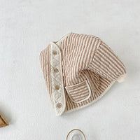 Stripe Quilted Baby Jacket