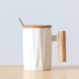 Nordic Mug With Bamboo Handle & Lid